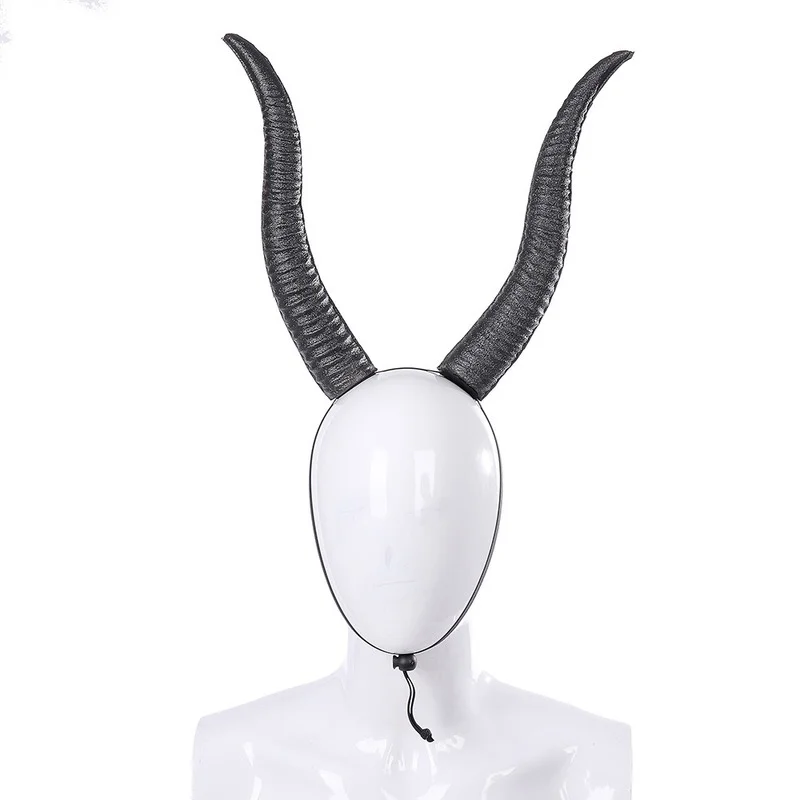 Steampunk Gothic Sheep Horn Headband Decorative Ox Horn Headpiece Headdress Headband Hairband Cosplay Halloween Christmas Party
