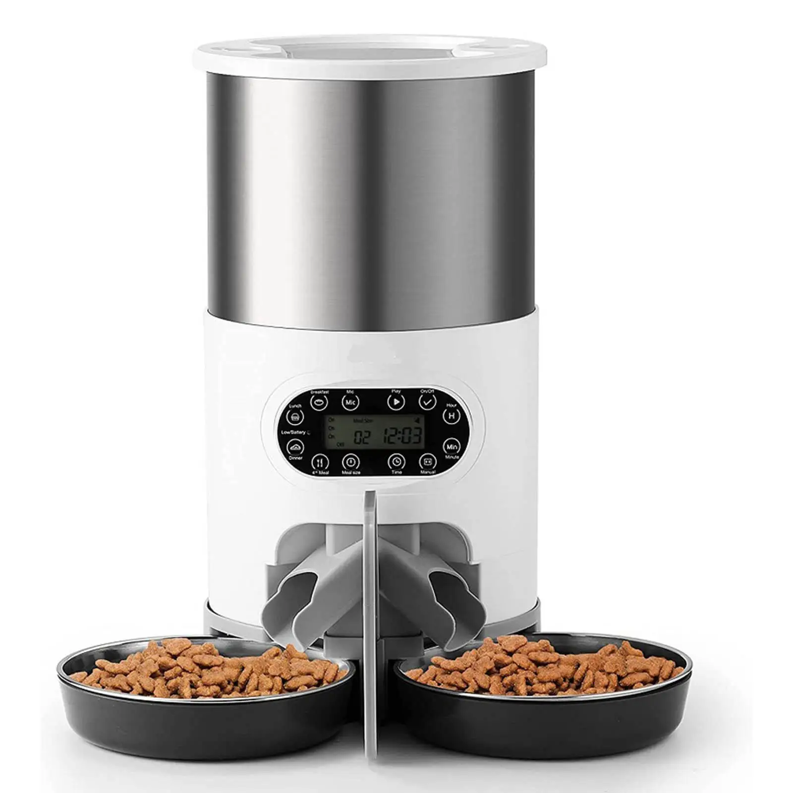 

Removable Dogs Cat Feeder Pet Dry Food Dispenser Food Dish Large Capacity Food Container for Puppy Kitten Small Animals Supplies