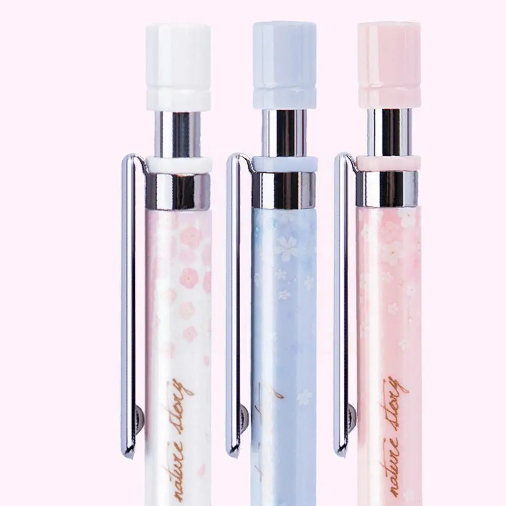 

0.5mm Mechanical Pencil Set Student Lovely Automatic School Stationery Supplies Office Cute Pencil C2w1