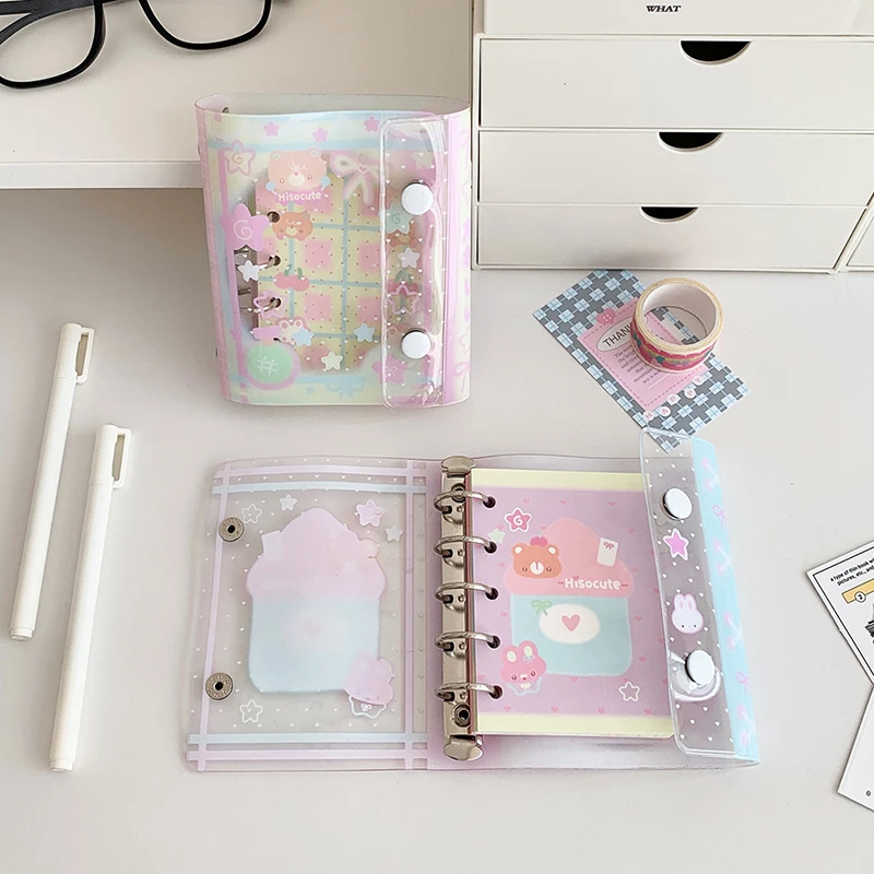 Флюоресцентная ручная книга-папка для книг мини-блокнот портативная Школьная