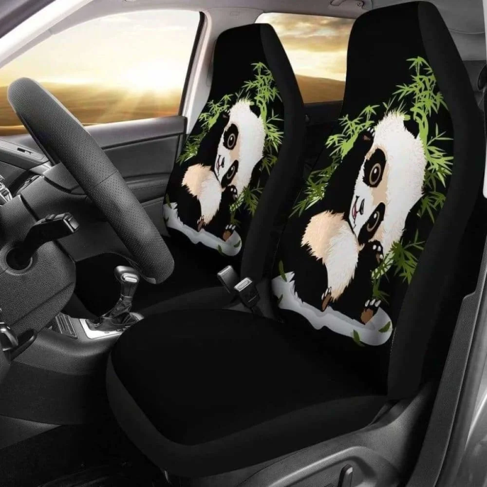 

Panda Car Seat Covers 091706,Pack of 2 Universal Front Seat Protective Cover