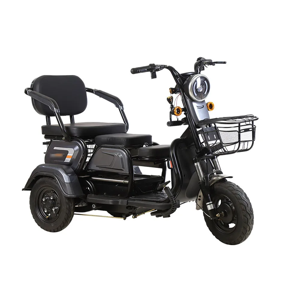 

60V/20A Anti-skid and Shock-absorbing Electric Vehicle, Household Small Tricycle, Elderly Adult Scooter