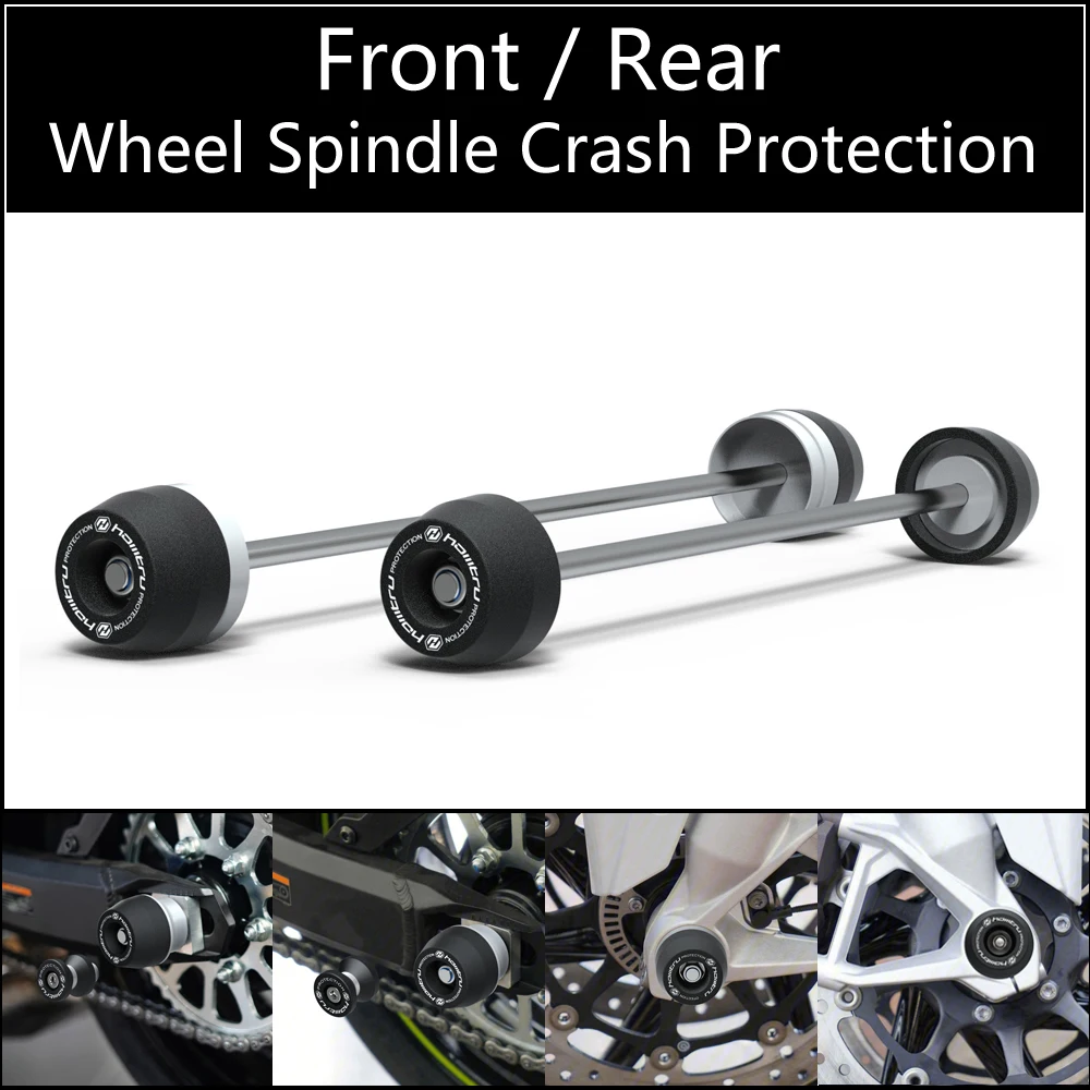 

For Ducati Multistrada V2 / V2S / V4 / V4S / V4 Rally / V4 S Sport / 2021-2023 Front Rear wheel Spindle Crash Protection