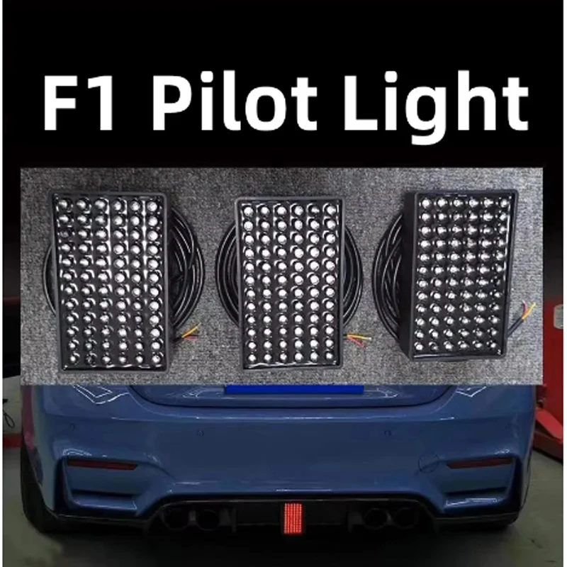 72 светодиода автомобильный стоп-сигнал универсальный 12 В F1 стиль автомобильные светодиодные сигнальные огни задний диффузор спойлер задний фонарь замена для BMW для VW (art.: 3920ceddc1f8e) - 3920ceddc1f8e