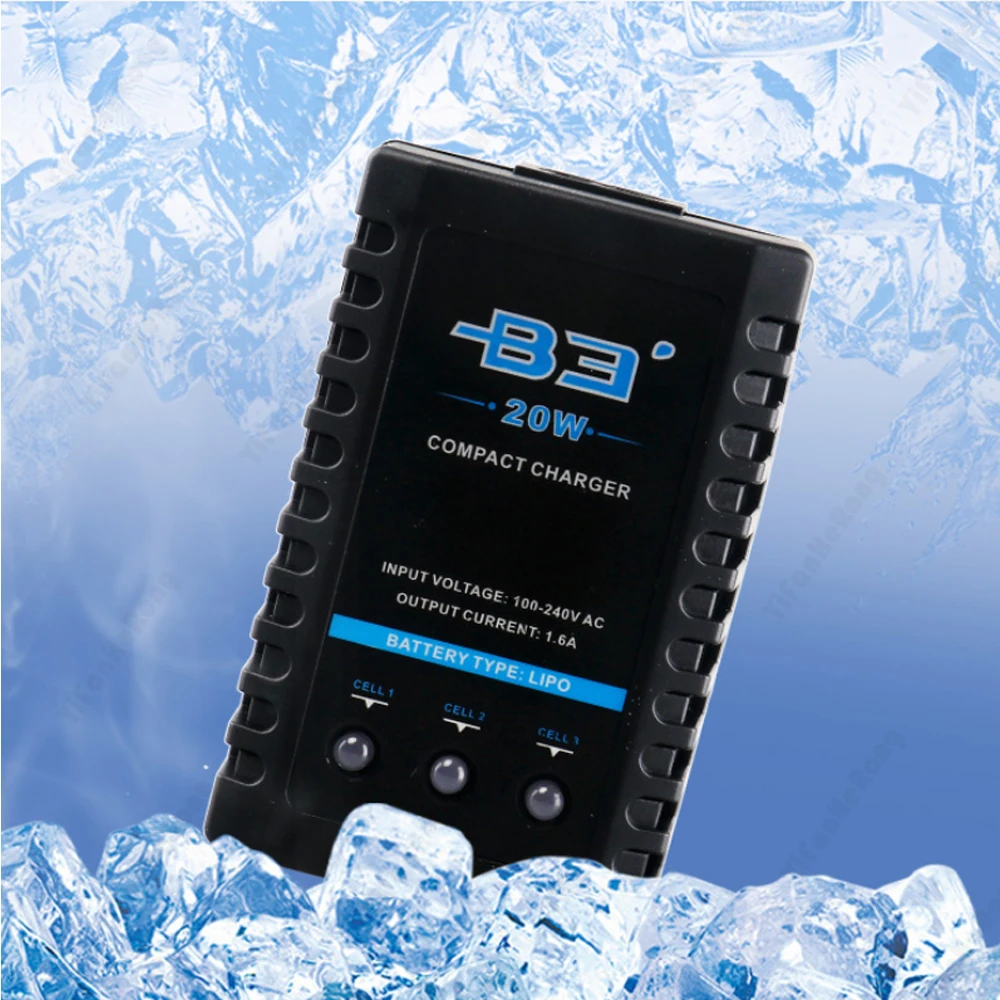 Зарядное устройство с европейской и американской вилкой B3 20 Вт Pro 10 для 2S 3S Lipo