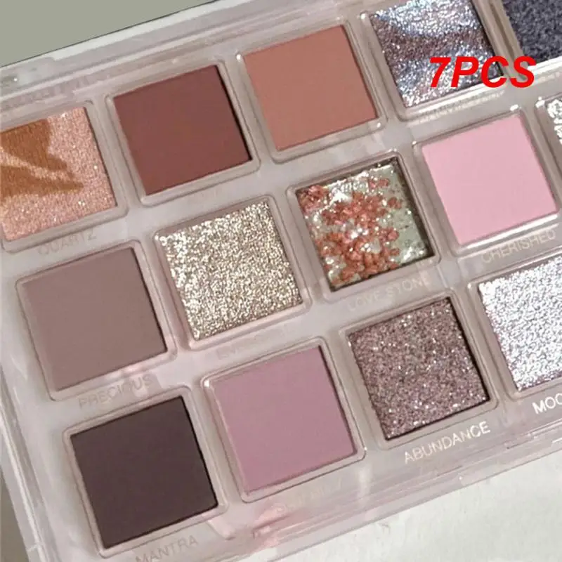 

7PCS New Hudamoji Eyeshadow Palette Extreme Rose Quartz 18 Color Matte Flash INS Easy To Color Makeup Cosmetics Maquillaje TSLM1