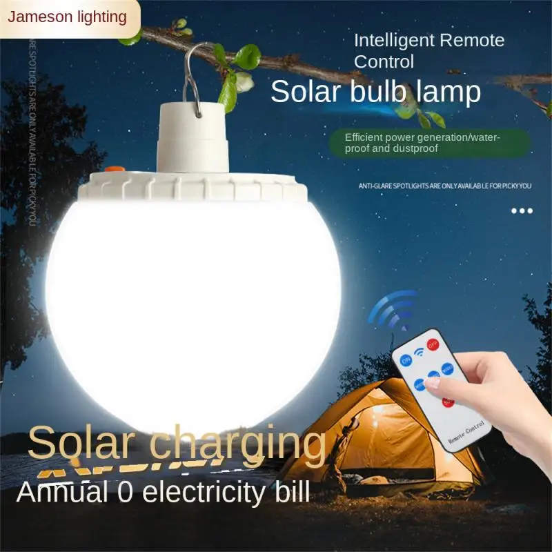 

Высокомощная аккумуляторная лампа с солнечной батареей для кемпинга, портативный фонарь для наружного освещения палатки, для экстренных с...