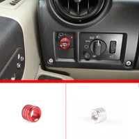 for 2003 2007 hummer h2 aluminum alloy red car styling car rear wiper switch knob ring sticker car interior accessories