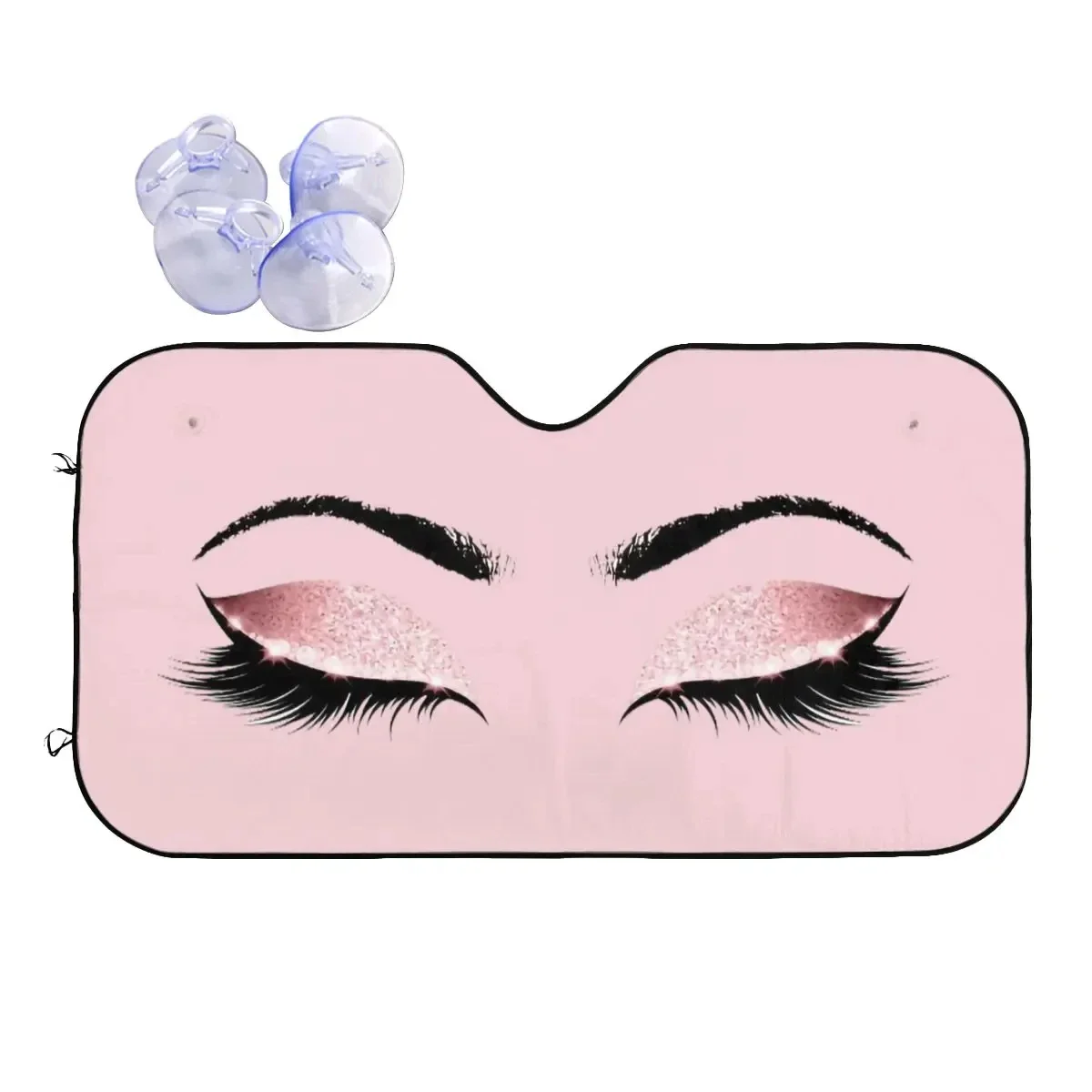 Складной автомобильный козырек для лобового стекла 70x130 см