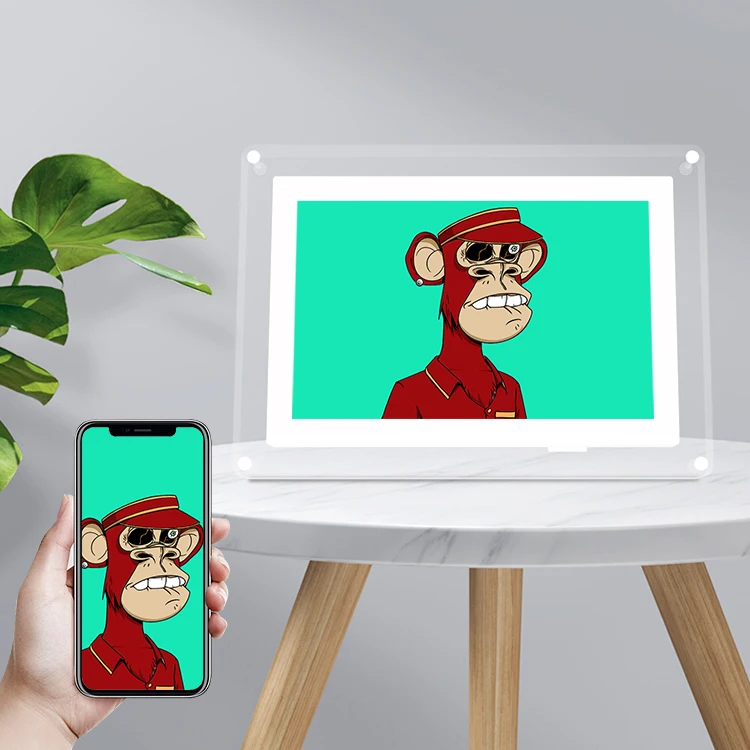 10 1 дюймовая рамка для цифровой видеокамеры акриловый жетон nft с - Цена: 53000