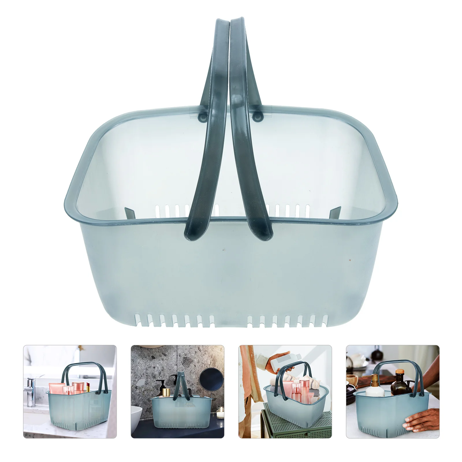 

Basket Shower Bathroom Storagetote Bath Portable Organizer Handheld Toiletry Dorm Toiletries Handle Bins Baskets Shopping