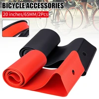 2pcs premium pvc bicycle tire liner mtb road bike puncture proof lining protective belt tyre flat protector bicycle accessories