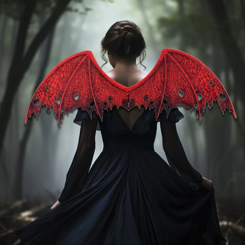 Костюм Дракона Платье Крыло Дьявола Маска Косплей Хэллоуин Демоны Аксессуары