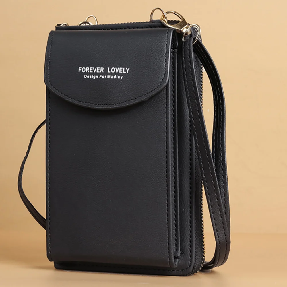 Universal Mobile Phone Organizer Shoulder Crossbody Bag Leather Fashion Handbag Wallets Satchels Women Bags for Huawei Iphone 13