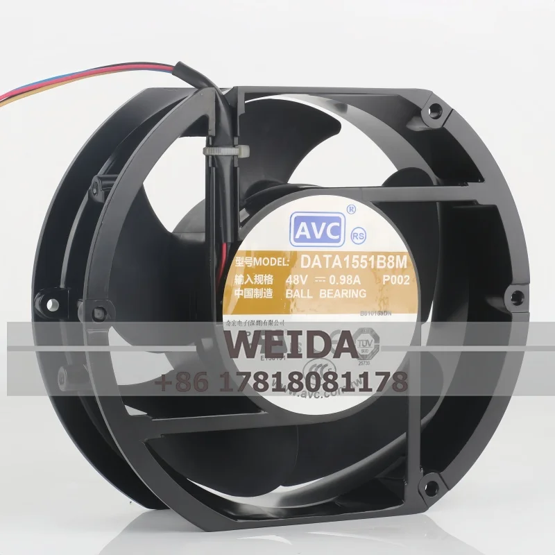 Новый оригинальный AVC 17251 DATA1551B8M/DATA1551B8H DC48V 0 98A большой объем воздуха вентиляция