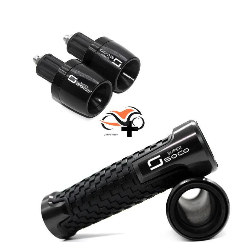 

For SUPER SOCO CPX CUX TC 50/MAX/WANDERER TS Motorcycle Accessories Aluminium CNC Hand Grips Handle Bar End Cap
