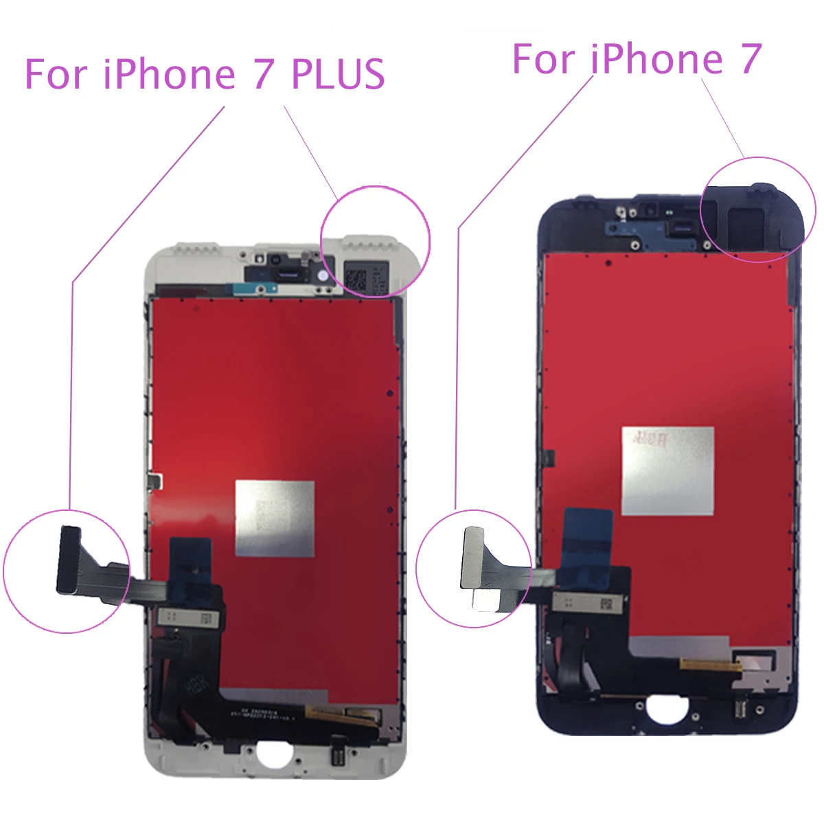 100% протестированное качество ЖК-дисплей для iPhone 7 Plus 8 PLUS plus сенсорный экран