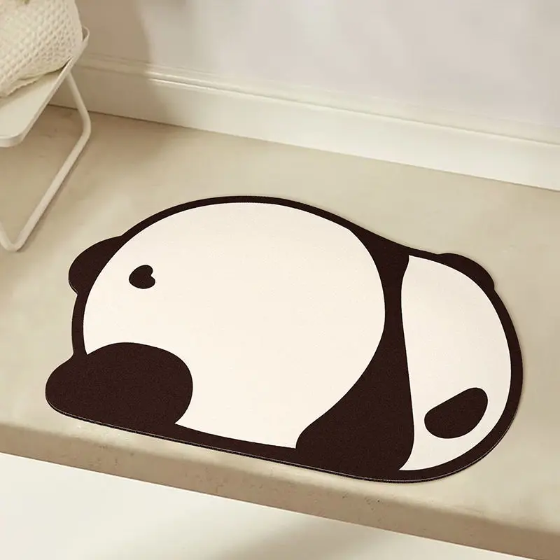 

Panda Carpet Household Soft Diatom Mud Absorbent Pad Bathroom Door Mat Bathroom Door Toilet Floor Mat