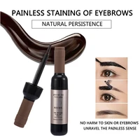 1 pcs eyebrow gel cosmetics makeup for women high pigment makeup eyebrow gel black coffee gray peel off eye brow tattoo shadow