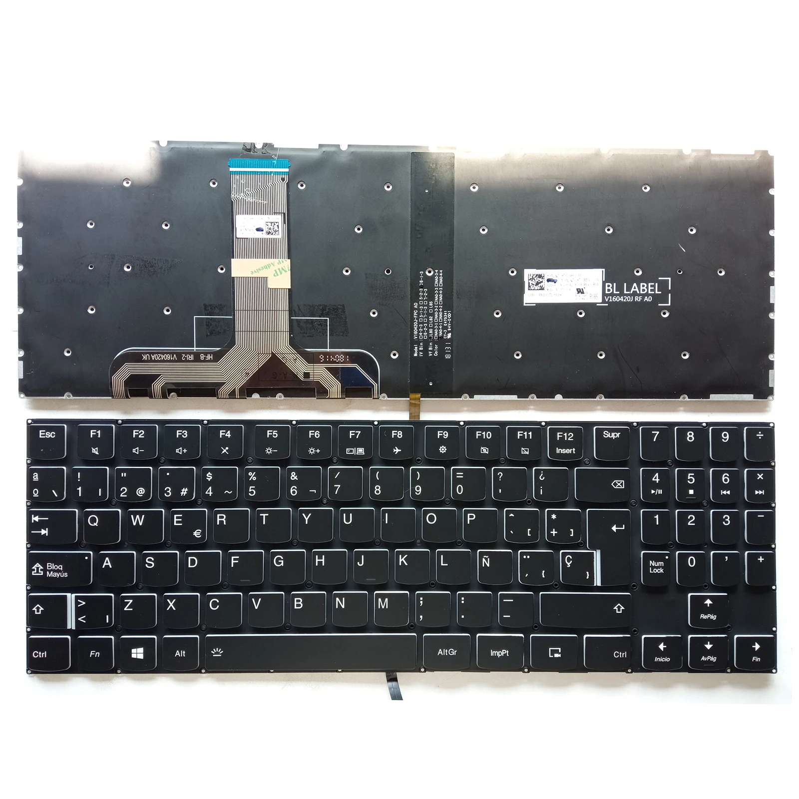 

SP Клавиатура с подсветкой для Lenovo Legion Y7000 2019 Y7000P Y530 Y530P Y530-15ICH