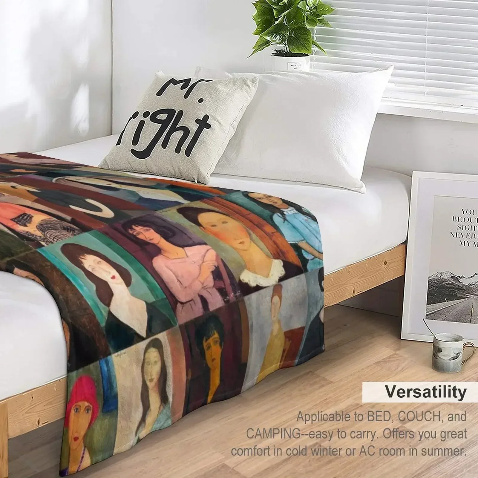 Одеяло Amadeo Modigliani роскошные теплые зимние одеяла в стиле аниме