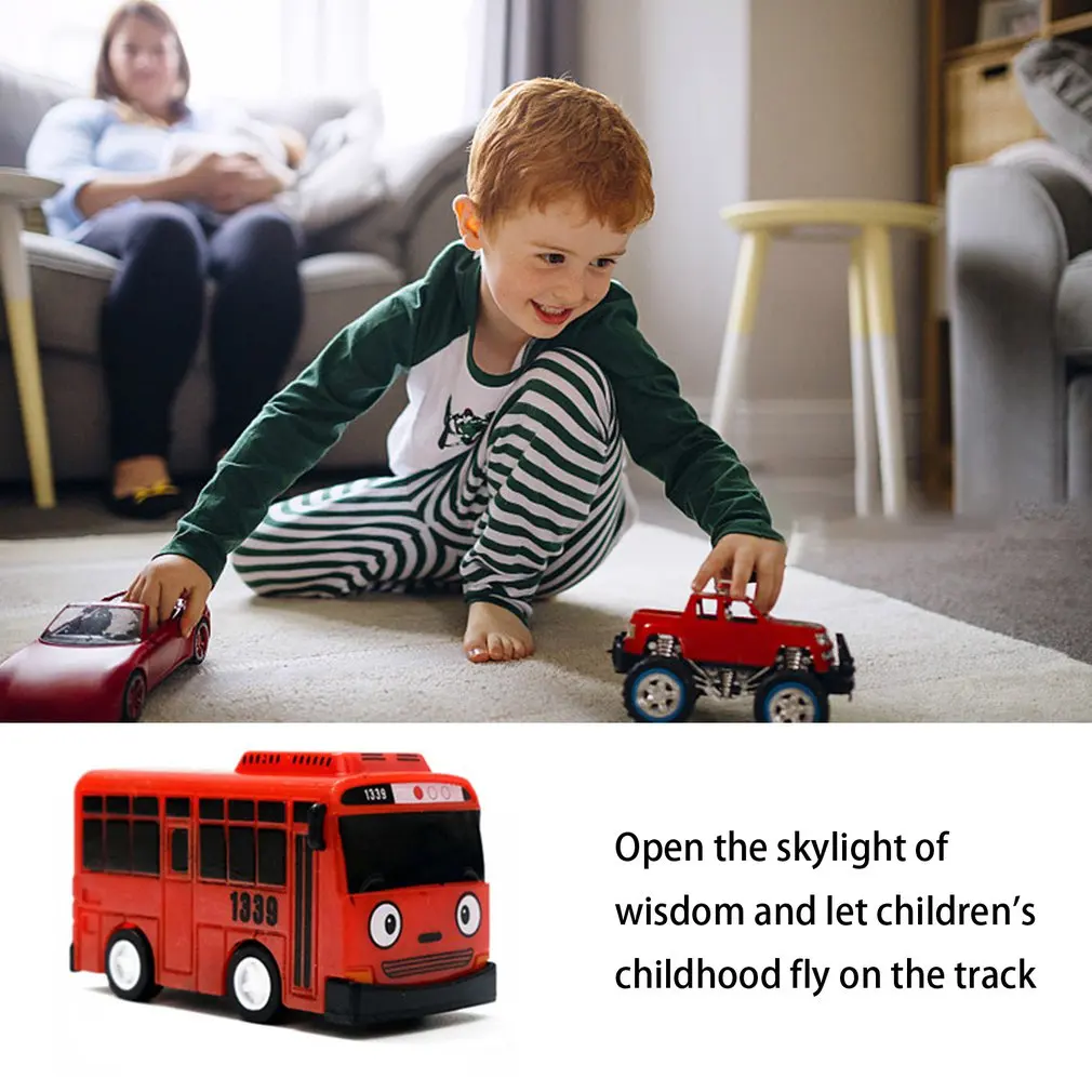 Children's Toys Mobile Vehicle Little Bus Mini Pull Back Toy Car Kid Cars Boy Gift Plastic for Children |