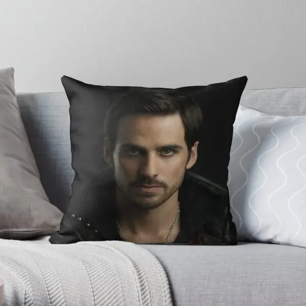 

Colin O'Donoghue As Captain Hook Printing Throw Pillow Cover Car Case Home Soft Office Sofa Fashion Bed Pillows not include