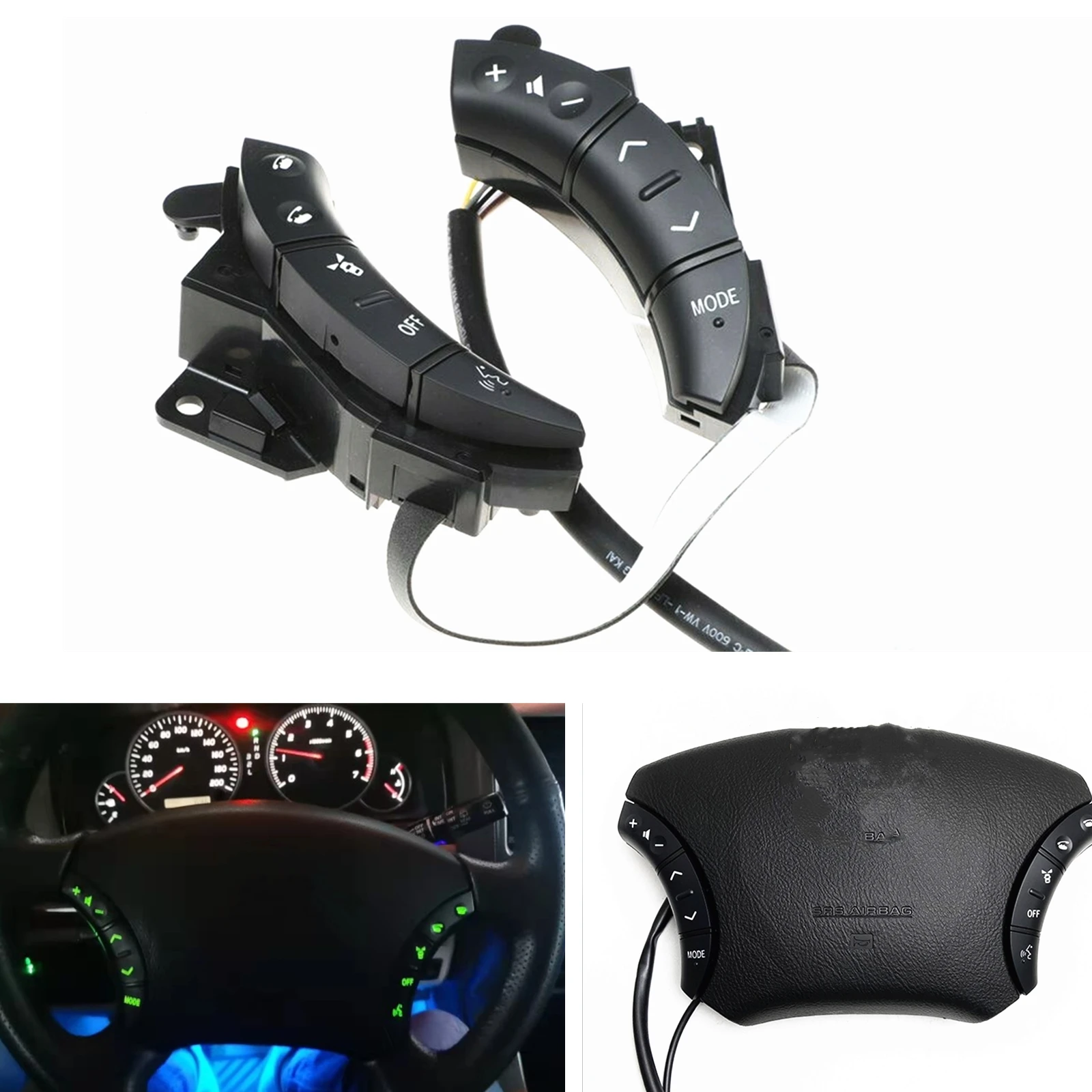 

Ручка управления рулевым колесом, кнопка переключения, автомобильный комплект для Toyota Camry Land Cruiser 2004-2007