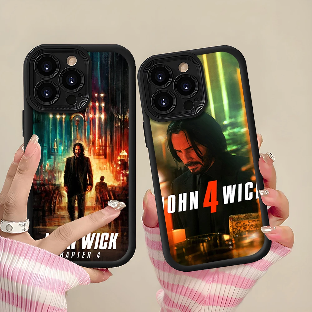 Пленка John Wick Chapter 4 для iPhone 16 15 14 13 12 11 Pro Max Plus защитная противоударная силиконовая