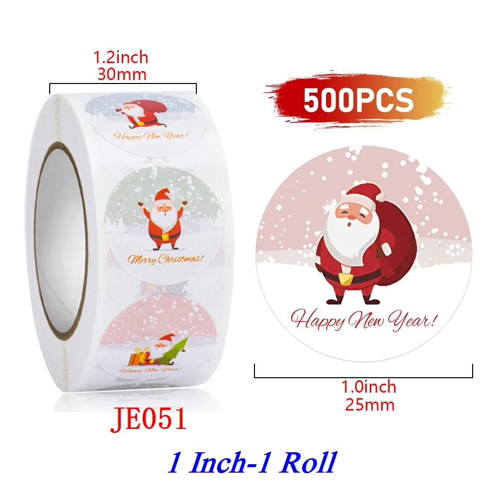 

Набор рождественских наклеек 500 шт.