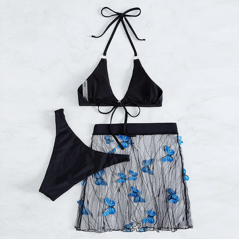 Купальник-бикини женский с эффектом пуш-ап и завышенной талией |