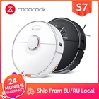 Робот пылесос Roborock S7, ультразвуковая уборка, 2500 ПА всасывание, обнаружение ковров, поддержка всасывания, Управление через app, 2 года гарантии