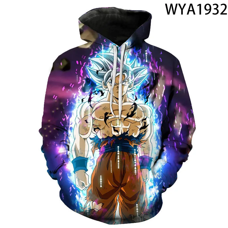 

Fashion Cartoon Anime Dragon Hoodies Cool Men Women Children Sweatshirts DBZ 3D Print Pullover Streetwear Boy Girl Kids Tops