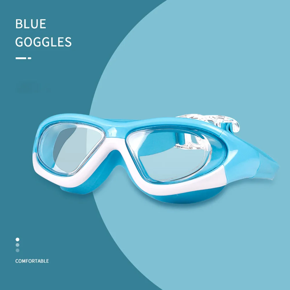 

Swimming Goggles Child Swim Glasses HD Clear Vision Anti-Fog UV Protection Waterproof Swimming Eyewear For Children Diving