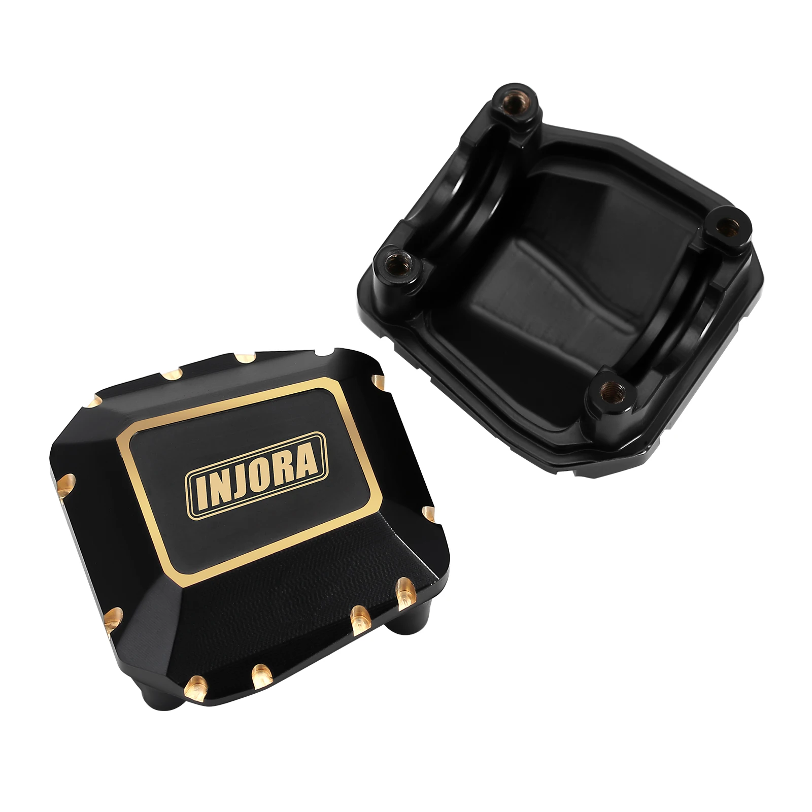 

Латунь черное покрытие дифференциальный мост Крышка 38g для 1/10 RC Гусеничный SCX10 PRO SCX10 III AR45 обновления