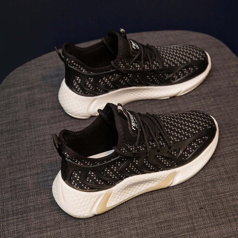 Fujeak Womens Casual Shoes Outdoor Non-slip Comfortable Running Shoes Breathable Mesh Shoes Plus Size Footwear Female Sneakers