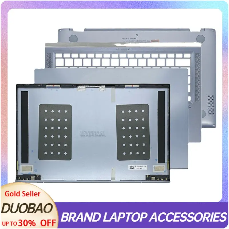 

Новинка для ноутбука ASUS ZenBook 14 UM431D RM431D UX431F UM431DA BX431 U4500F, задняя крышка ЖК-дисплея/Передняя панель/Упор для рук/Нижняя деталь серебристого цвета