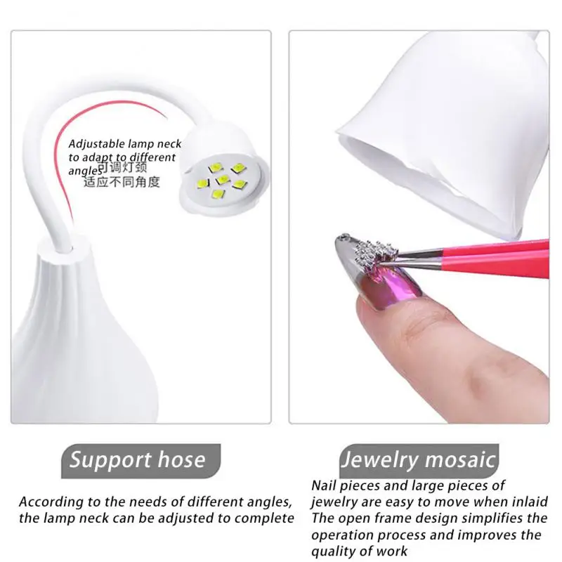

USB Nail Lamp UV LED Nail Dryer Nail Art Gel Nail Polish Dryer All for Manicure Tools Mini Nail Dryer Nail Art Tool Droshipping