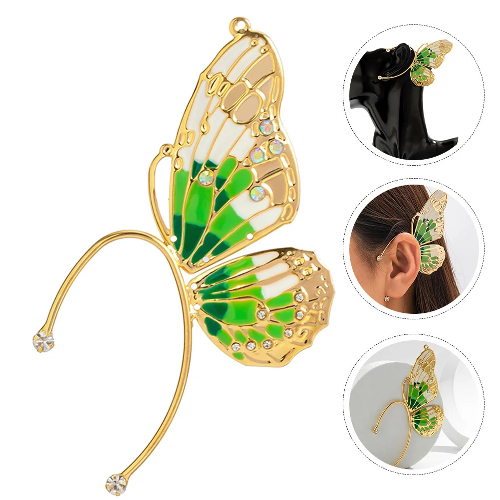 

Butterfly Ear Cuffs Earring Wraps Ears Fairy Women Jewelry Delicate Non European American