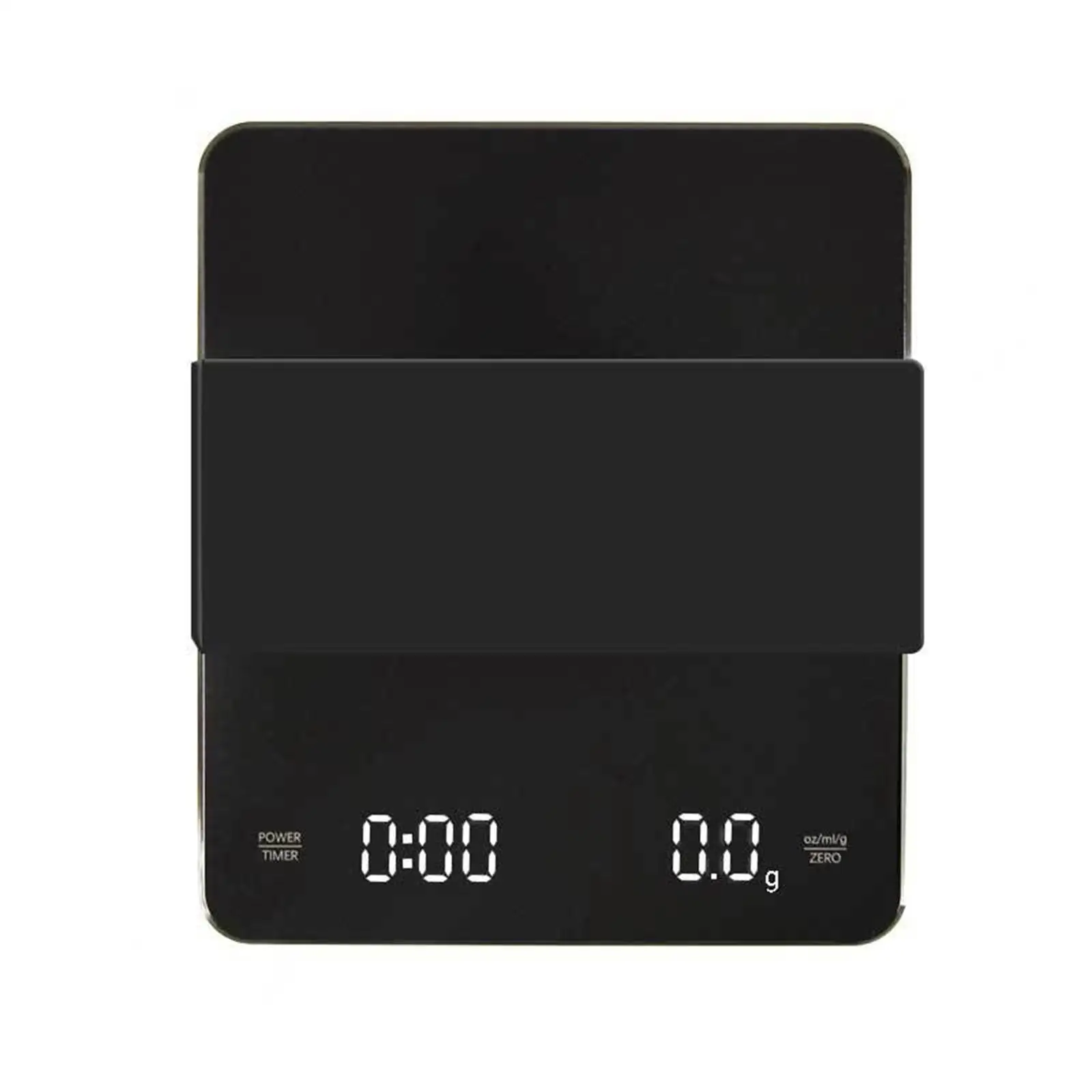 

0.1G 3kg Digital Mini Scale, Modern Rechargeable High Precision Pour Over W/ Timer Digital Postal Scale for Kitchen Food Spices