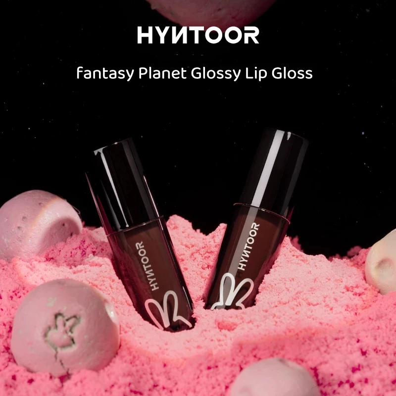 

HYNTOOR Lipstick Shining Moisturizing Pink Fantasy Planet Lip Glaze Mango Fragrant Mirror Surface Glossy Liquid Lip Tint Makeup