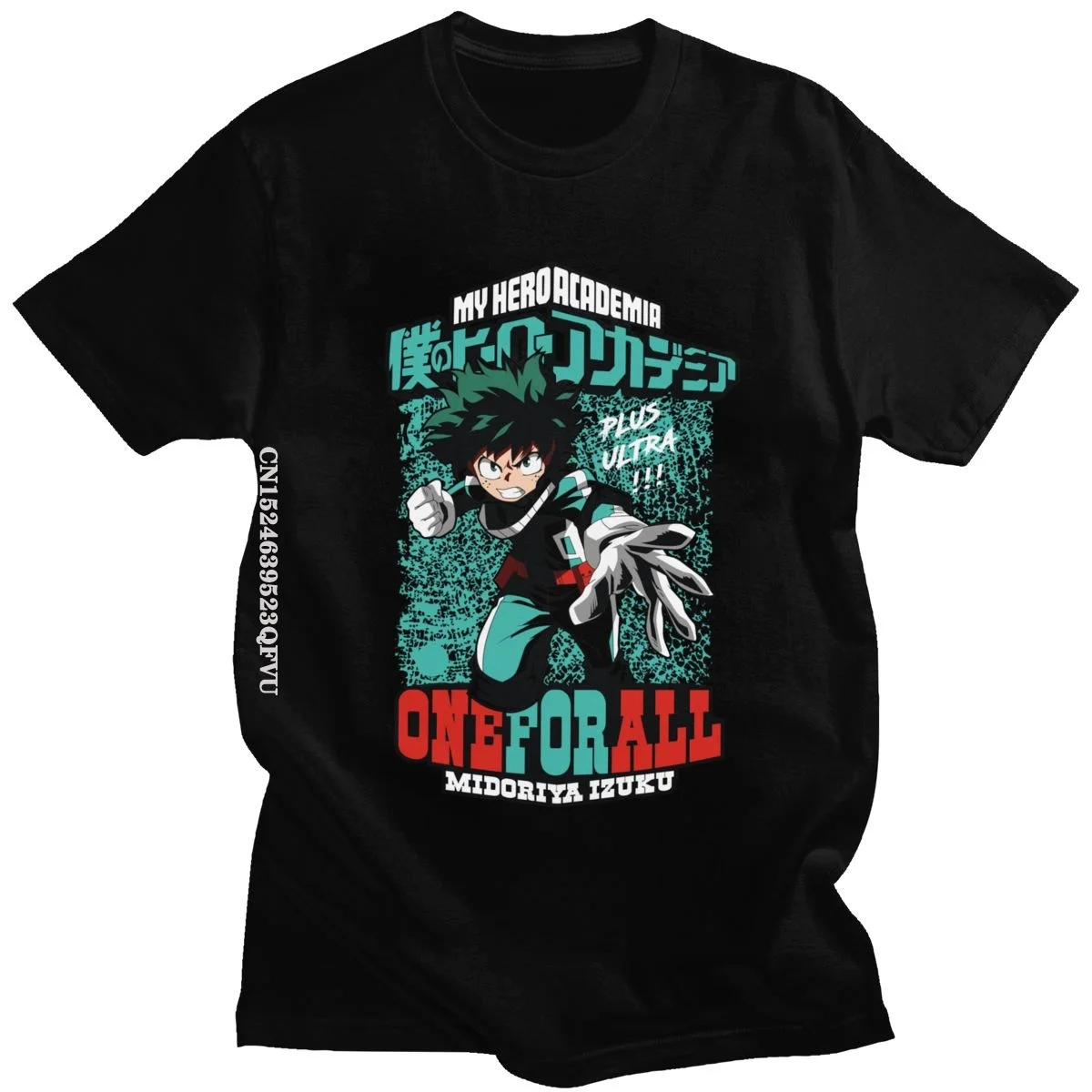 

Classic Izuku Midoriya My Hero Academia Tshirts For Men Streetwear Men Anime Manga Graphic T Shirt Cotton Slim Fit Tee Tops