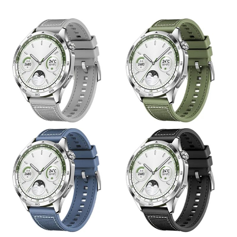 Ремешок для часов huawei watch gt 4 3 2 pro 46 мм сменный спортивный силиконовый браслет Samsung