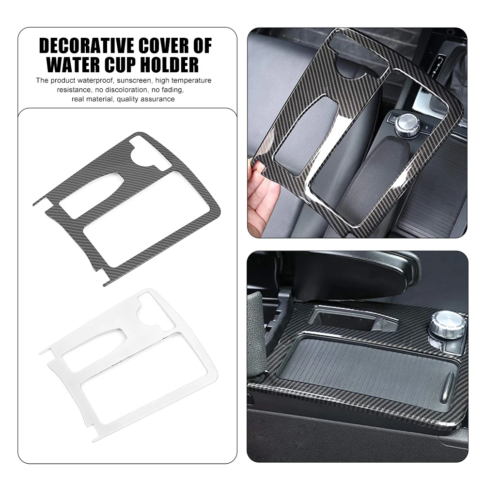 Автомобильный Стайлинг карбоновое волокно Мультимедийная панель для рук чехлы