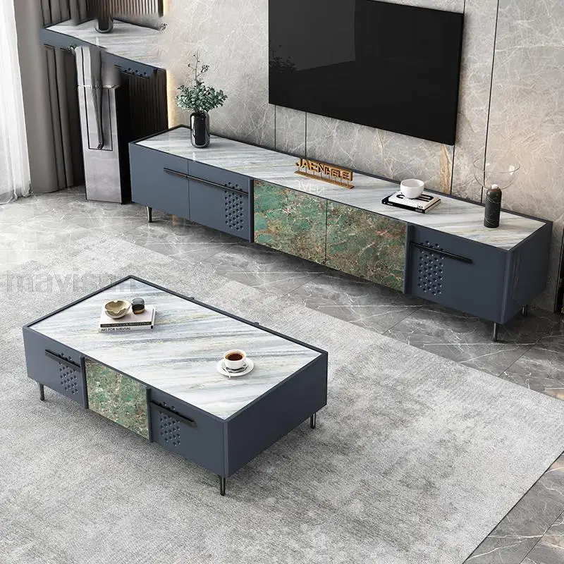 

Nordic Luxury Cabinet Coffee Table Minimalist Modern Coffee Tables Living Room Green Mesa De Centro De Sala Home Furniture WZ