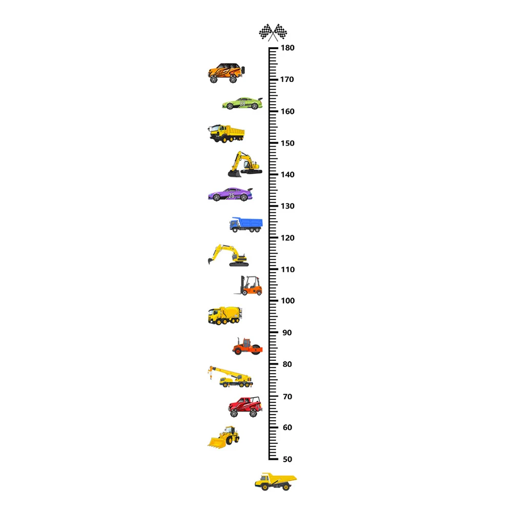 

1pc Car Height Fit Height Ruler Wall Sticker Children'S Room Decoration Wall Sticker PVC Height Sticker Home Decor