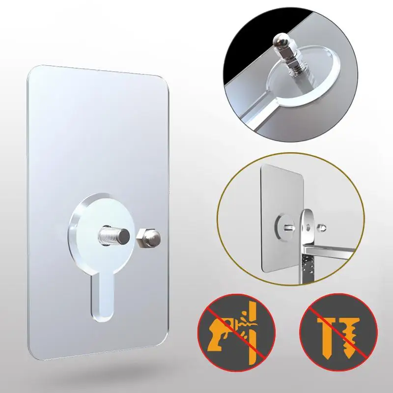 

5/10Pcs Punch Free Screws Hanger Non-Marking Screw Stickers Wall Picture Hardwall Drywall Icture Hanging Kitchen Bathroom Hook
