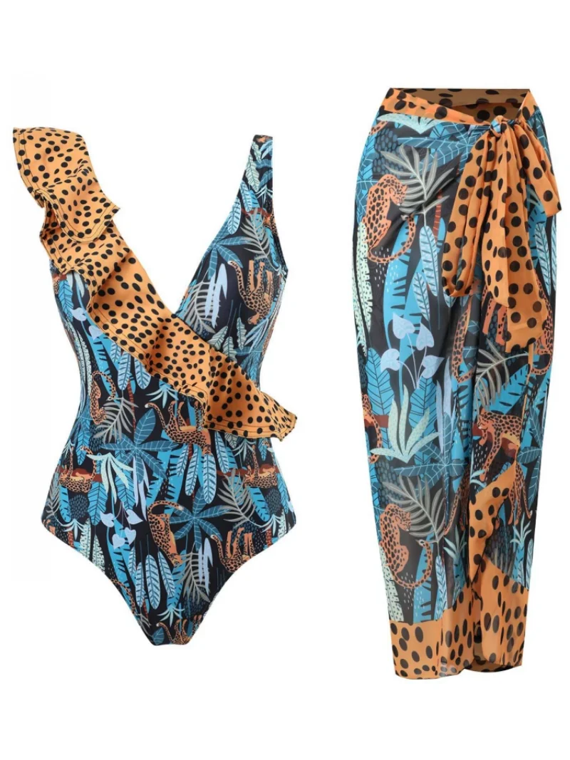 Two Piece Sets Swimsuit Cover-up Women Clothes Crop Tank Tops Bodysuits And Skirt Fitness Skinny Outfit 2 Piece Suit 2023 Summer