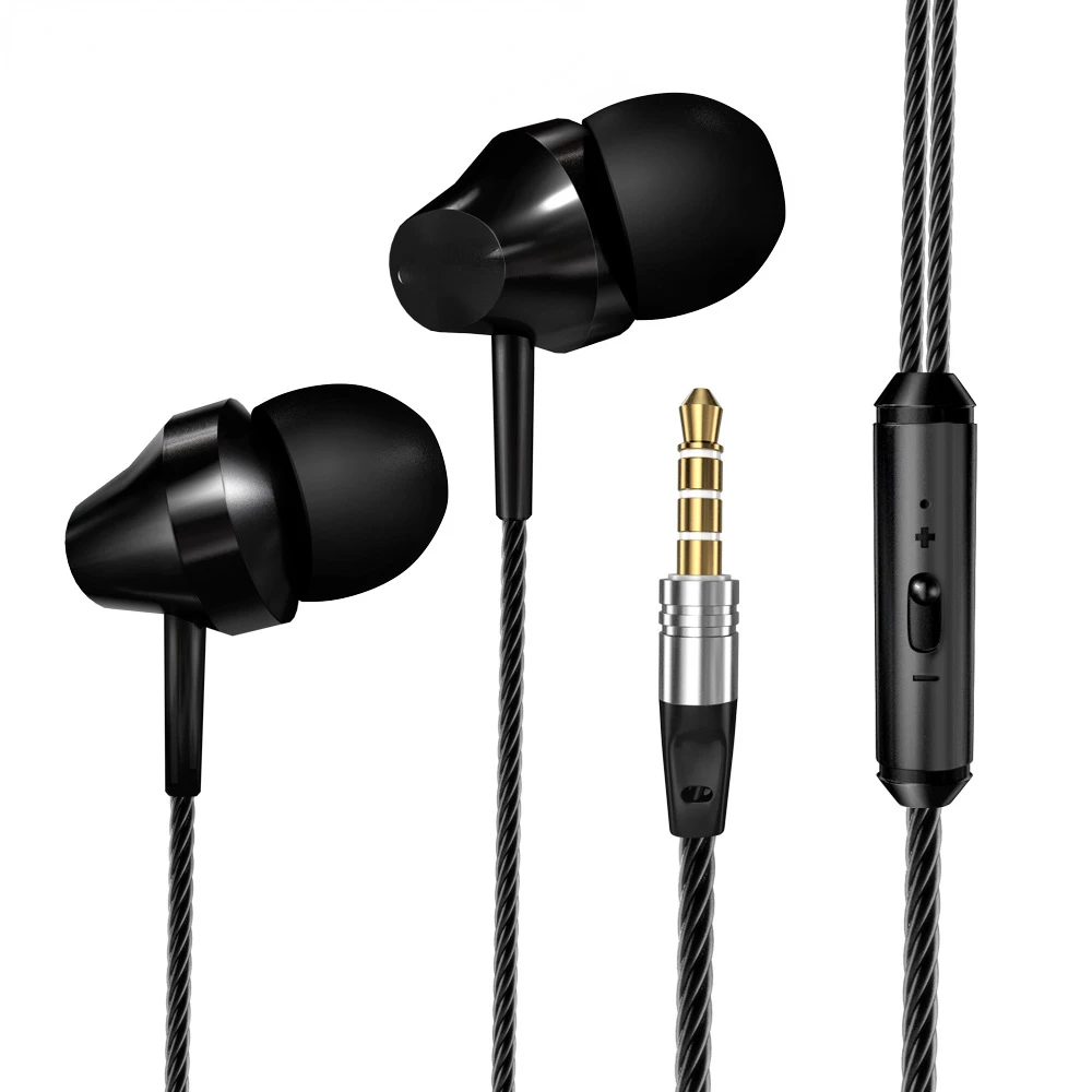 

Heavy Bass In Ear Earphone Music Headset with Mic Qulity Earbud Fone De Ouvido for iPhone Samsung Sony HTC Mp3 PC