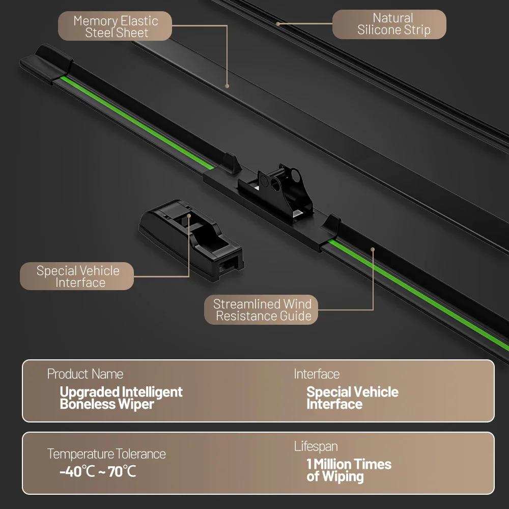 For Lada Granta 2011-2013 Front Windshield Wiper Blades 2pcs Windscreen Window Accessories 2012
